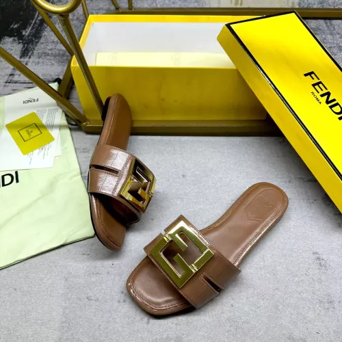 Cheap Fendi Slippers For Women #1292549 Replica Wholesale [$85.00 USD] [ITEM#1292549] on Replica Fendi Slippers