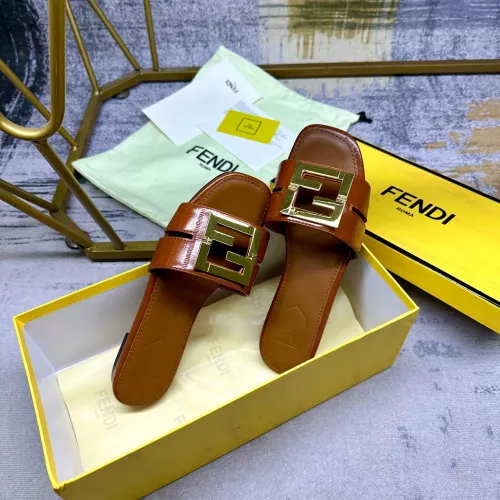 Cheap Fendi Slippers For Women #1292550 Replica Wholesale [$85.00 USD] [ITEM#1292550] on Replica Fendi Slippers