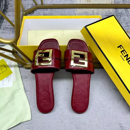 Cheap Fendi Slippers For Women #1292551 Replica Wholesale [$85.00 USD] [ITEM#1292551] on Replica Fendi Slippers