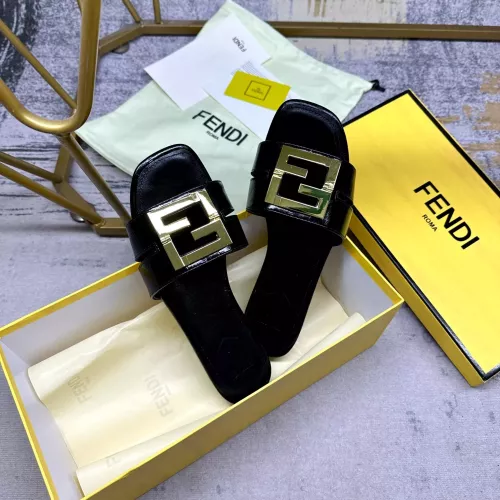 Cheap Fendi Slippers For Women #1292552 Replica Wholesale [$85.00 USD] [ITEM#1292552] on Replica Fendi Slippers