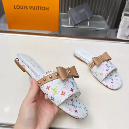 Cheap Louis Vuitton Slippers For Women #1292553 Replica Wholesale [$82.00 USD] [ITEM#1292553] on Replica Louis Vuitton Slippers