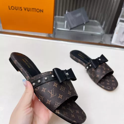 Cheap Louis Vuitton Slippers For Women #1292555 Replica Wholesale [$82.00 USD] [ITEM#1292555] on Replica Louis Vuitton Slippers