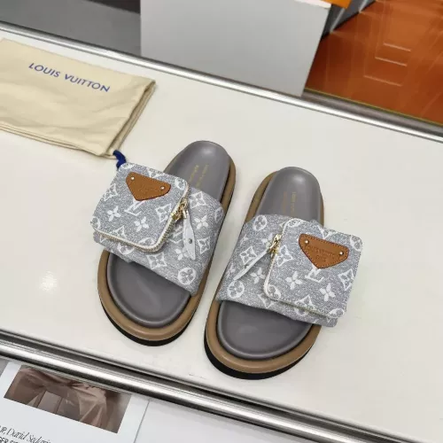 Cheap Louis Vuitton Slippers For Women #1292556 Replica Wholesale [$80.00 USD] [ITEM#1292556] on Replica Louis Vuitton Slippers