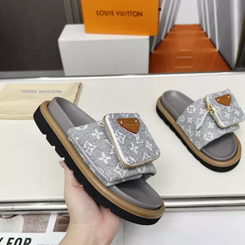 Cheap Louis Vuitton Slippers For Women #1292556 Replica Wholesale [$80.00 USD] [ITEM#1292556] on Replica Louis Vuitton Slippers