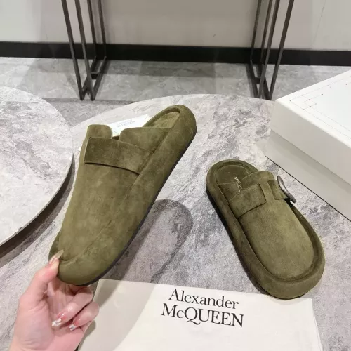 Cheap Alexander McQueen Slippers For Women #1292591 Replica Wholesale [$115.00 USD] [ITEM#1292591] on Replica Alexander McQueen Slippers