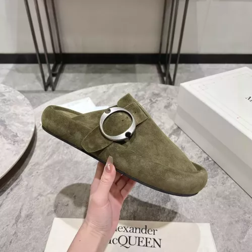 Cheap Alexander McQueen Slippers For Women #1292591 Replica Wholesale [$115.00 USD] [ITEM#1292591] on Replica Alexander McQueen Slippers