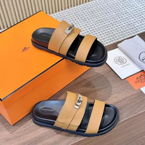 Cheap Hermes Slippers For Men #1292634 Replica Wholesale [$82.00 USD] [ITEM#1292634] on Replica Hermes Slippers