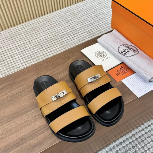 Cheap Hermes Slippers For Men #1292634 Replica Wholesale [$82.00 USD] [ITEM#1292634] on Replica Hermes Slippers