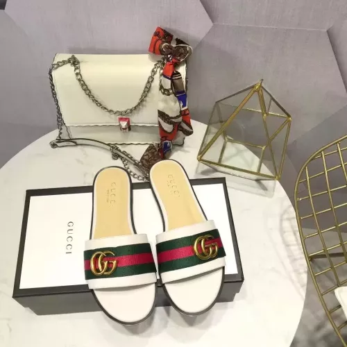 Cheap Gucci Slippers For Women #1293045 Replica Wholesale [$56.00 USD] [ITEM#1293045] on Replica Gucci Slippers