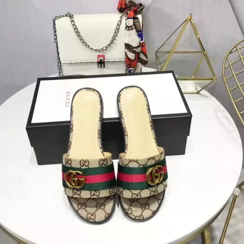 Cheap Gucci Slippers For Women #1293048 Replica Wholesale [$56.00 USD] [ITEM#1293048] on Replica Gucci Slippers