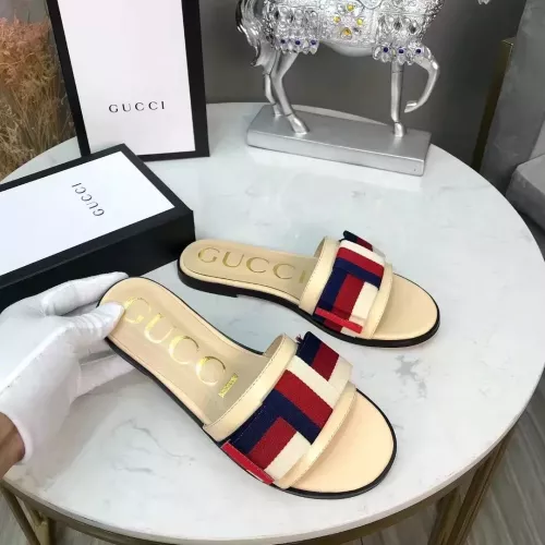 Cheap Gucci Slippers For Women #1293050 Replica Wholesale [$56.00 USD] [ITEM#1293050] on Replica Gucci Slippers