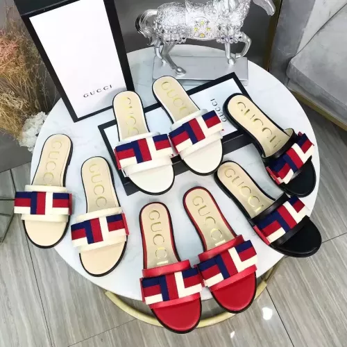 Cheap Gucci Slippers For Women #1293052 Replica Wholesale [$56.00 USD] [ITEM#1293052] on Replica Gucci Slippers