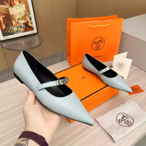 Cheap Hermes Flat Shoes For Women #1293087 Replica Wholesale [$102.00 USD] [ITEM#1293087] on Replica Hermes Flat Shoes