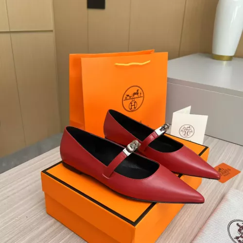 Cheap Hermes Flat Shoes For Women #1293089 Replica Wholesale [$102.00 USD] [ITEM#1293089] on Replica Hermes Flat Shoes