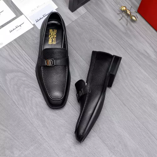 Cheap Salvatore Ferragamo Leather Shoes For Men #1293102 Replica Wholesale [$85.00 USD] [ITEM#1293102] on Replica Salvatore Ferragamo Leather Shoes