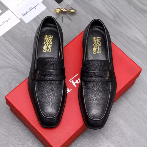 Cheap Salvatore Ferragamo Leather Shoes For Men #1293105 Replica Wholesale [$85.00 USD] [ITEM#1293105] on Replica Salvatore Ferragamo Leather Shoes