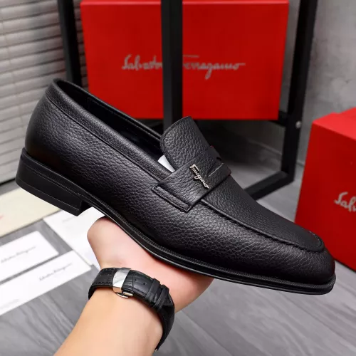 Cheap Salvatore Ferragamo Leather Shoes For Men #1293105 Replica Wholesale [$85.00 USD] [ITEM#1293105] on Replica Salvatore Ferragamo Leather Shoes