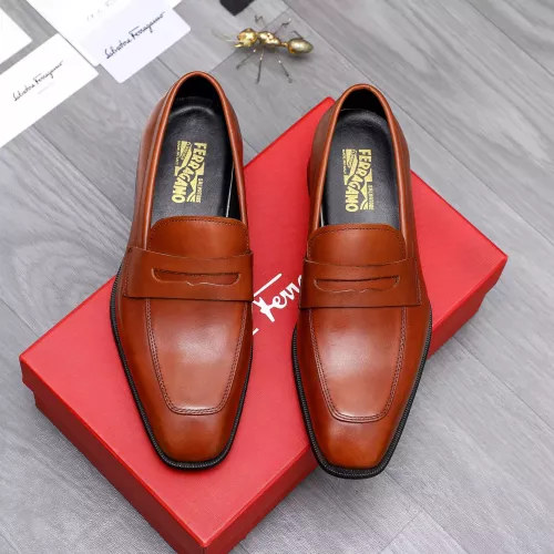 Cheap Salvatore Ferragamo Leather Shoes For Men #1293114 Replica Wholesale [$85.00 USD] [ITEM#1293114] on Replica Salvatore Ferragamo Leather Shoes