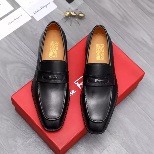 Cheap Salvatore Ferragamo Leather Shoes For Men #1293119 Replica Wholesale [$85.00 USD] [ITEM#1293119] on Replica Salvatore Ferragamo Leather Shoes