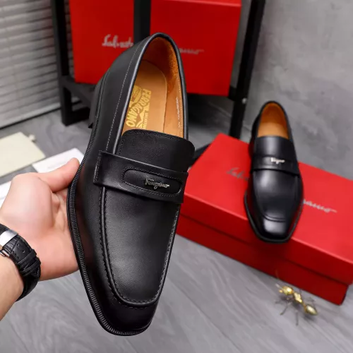 Cheap Salvatore Ferragamo Leather Shoes For Men #1293119 Replica Wholesale [$85.00 USD] [ITEM#1293119] on Replica Salvatore Ferragamo Leather Shoes