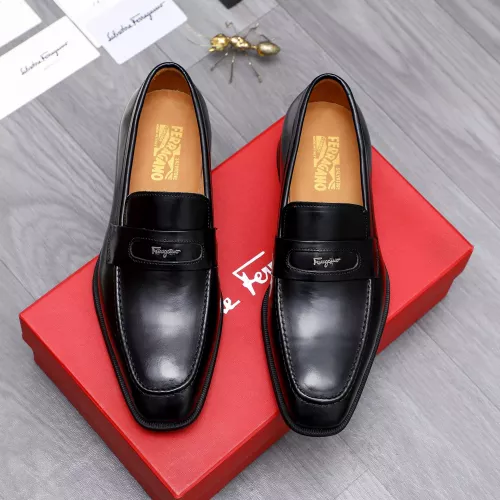 Cheap Salvatore Ferragamo Leather Shoes For Men #1293121 Replica Wholesale [$85.00 USD] [ITEM#1293121] on Replica Salvatore Ferragamo Leather Shoes