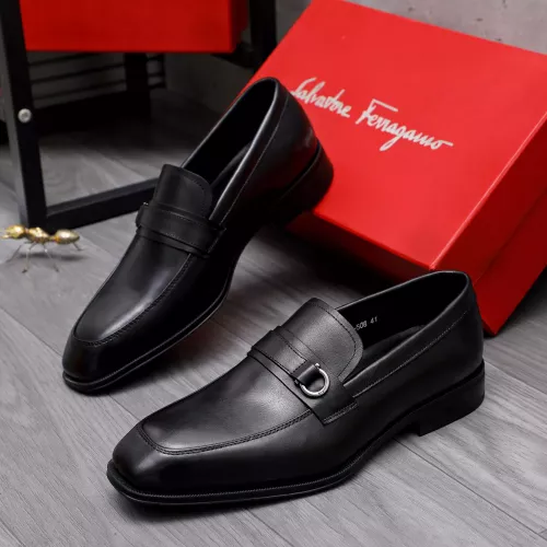 Salvatore Ferragamo Leather Shoes For Men #1293126