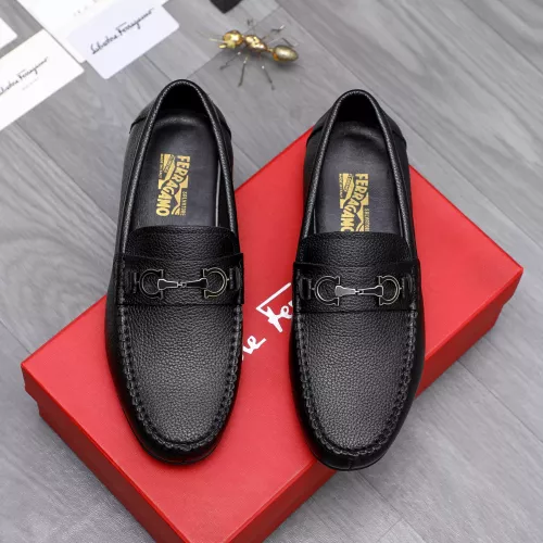 Cheap Salvatore Ferragamo Leather Shoes For Men #1293131 Replica Wholesale [$85.00 USD] [ITEM#1293131] on Replica Salvatore Ferragamo Leather Shoes