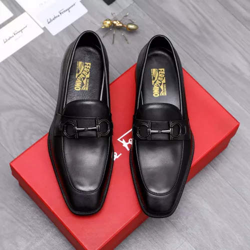 Cheap Salvatore Ferragamo Leather Shoes For Men #1293135 Replica Wholesale [$85.00 USD] [ITEM#1293135] on Replica Salvatore Ferragamo Leather Shoes