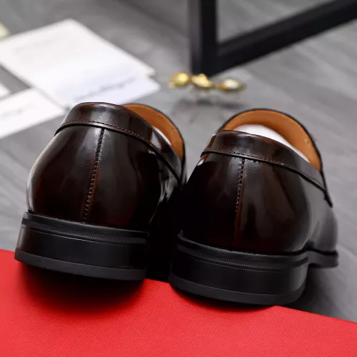 Cheap Salvatore Ferragamo Leather Shoes For Men #1293138 Replica Wholesale [$85.00 USD] [ITEM#1293138] on Replica Salvatore Ferragamo Leather Shoes