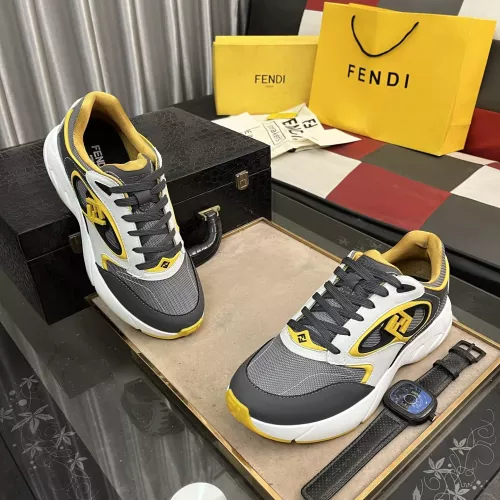 Cheap Fendi Casual Shoes For Men #1293175 Replica Wholesale [$130.00 USD] [ITEM#1293175] on Replica Fendi Casual Shoes