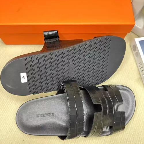 Cheap Hermes Slippers For Men #1293279 Replica Wholesale [$60.00 USD] [ITEM#1293279] on Replica Hermes Slippers