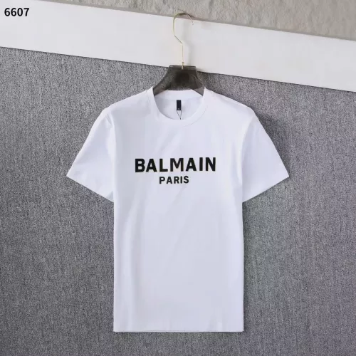 Balmain T-Shirts Short Sleeved For Men #1293335