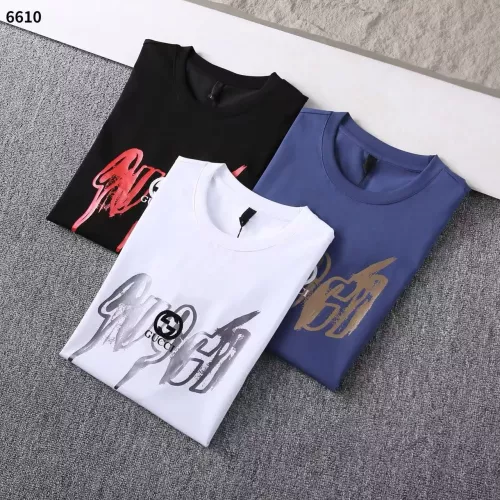 Cheap Gucci T-Shirts Short Sleeved For Men #1293365 Replica Wholesale [$32.00 USD] [ITEM#1293365] on Replica Gucci T-Shirts