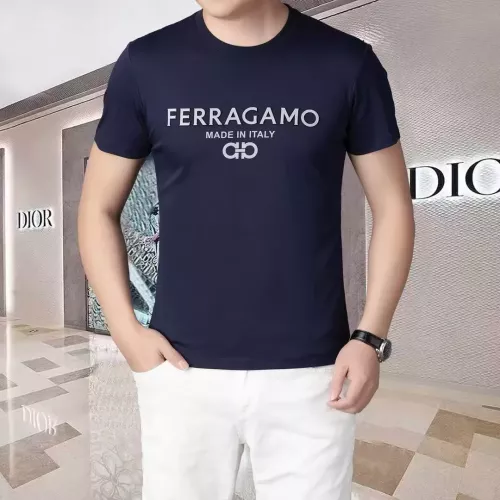 Salvatore Ferragamo T-Shirts Short Sleeved For Men #1293396