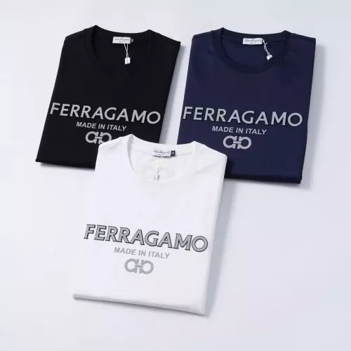 Cheap Salvatore Ferragamo T-Shirts Short Sleeved For Men #1293397 Replica Wholesale [$38.00 USD] [ITEM#1293397] on Replica Salvatore Ferragamo T-Shirts