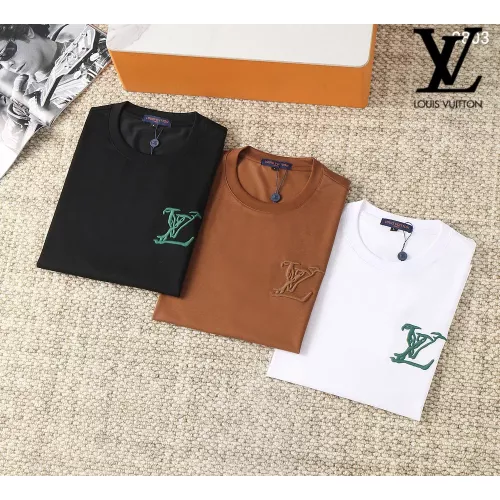 Cheap Louis Vuitton LV T-Shirts Short Sleeved For Men #1293429 Replica Wholesale [$38.00 USD] [ITEM#1293429] on Replica Louis Vuitton LV T-Shirts