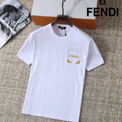 Fendi T-Shirts Short Sleeved For Men #1293447