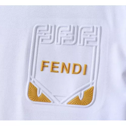 Cheap Fendi T-Shirts Short Sleeved For Men #1293447 Replica Wholesale [$38.00 USD] [ITEM#1293447] on Replica Fendi T-Shirts