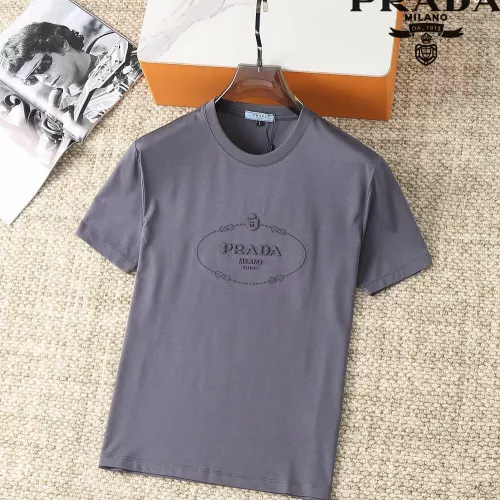 Prada T-Shirts Short Sleeved For Men #1293517