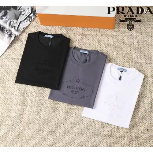 Cheap Prada T-Shirts Short Sleeved For Men #1293517 Replica Wholesale [$38.00 USD] [ITEM#1293517] on Replica Prada T-Shirts