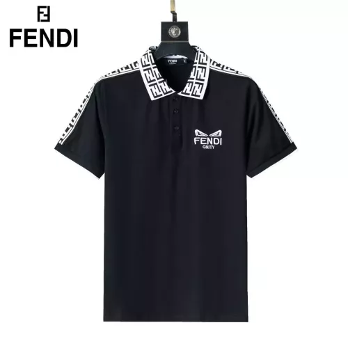 Fendi T-Shirts Short Sleeved For Men #1293536