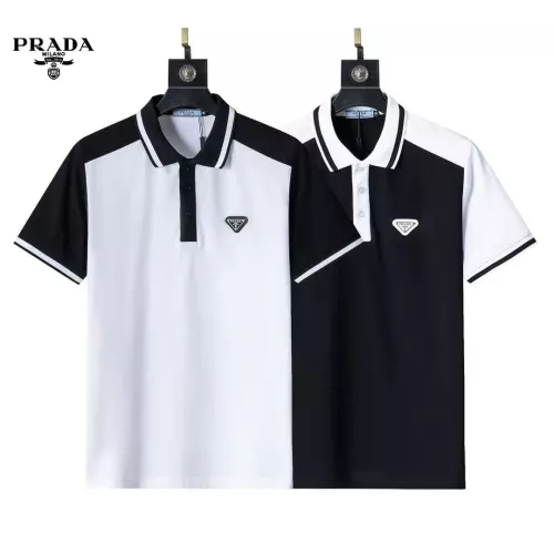 Cheap Prada T-Shirts Short Sleeved For Men #1293683 Replica Wholesale [$29.00 USD] [ITEM#1293683] on Replica Prada T-Shirts