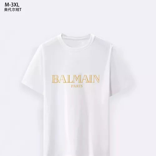 Balmain T-Shirts Short Sleeved For Men #1294081