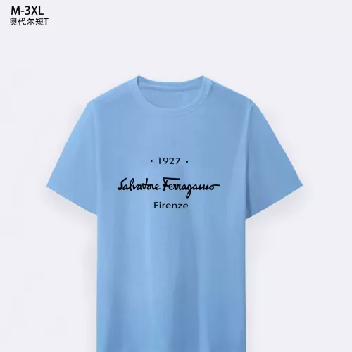 Salvatore Ferragamo T-Shirts Short Sleeved For Men #1294135