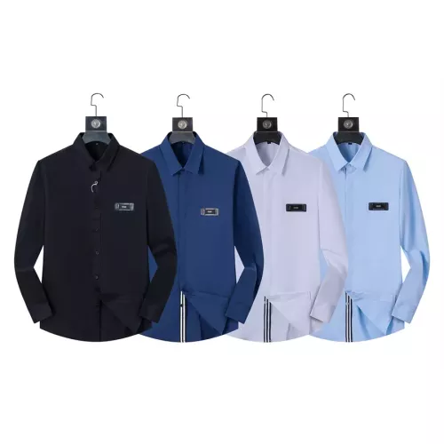 Cheap Fendi Shirts Long Sleeved For Men #1294239 Replica Wholesale [$40.00 USD] [ITEM#1294239] on Replica Fendi Shirts