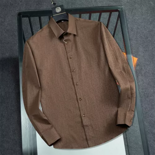 Fendi Shirts Long Sleeved For Men #1294281