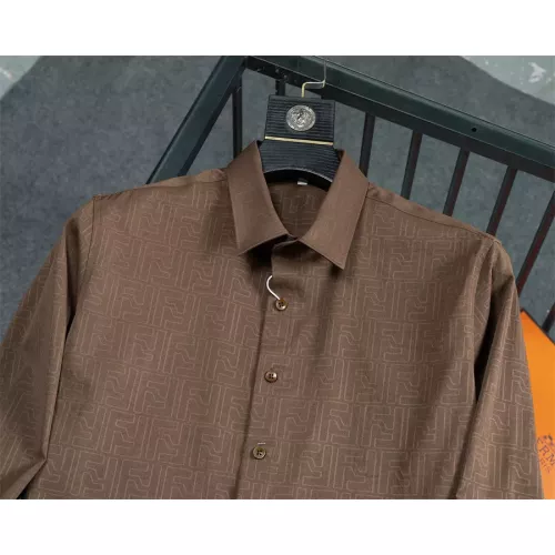 Cheap Fendi Shirts Long Sleeved For Men #1294281 Replica Wholesale [$48.00 USD] [ITEM#1294281] on Replica Fendi Shirts