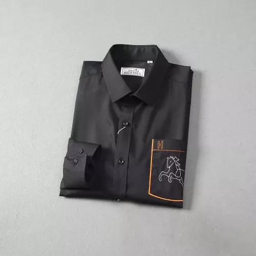 Cheap Hermes Shirts Long Sleeved For Men #1294314 Replica Wholesale [$42.00 USD] [ITEM#1294314] on Replica Hermes Shirts