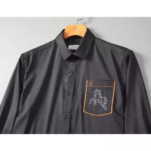 Cheap Hermes Shirts Long Sleeved For Men #1294314 Replica Wholesale [$42.00 USD] [ITEM#1294314] on Replica Hermes Shirts