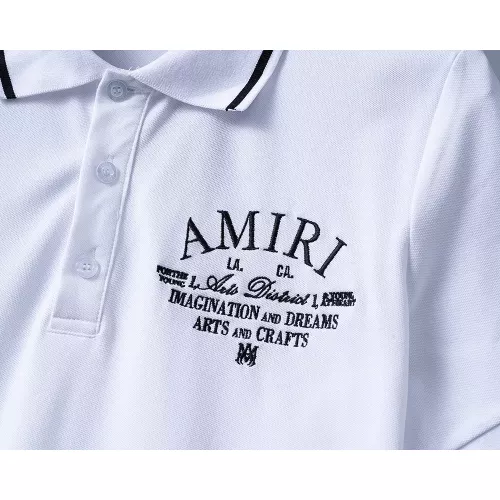 Cheap Amiri T-Shirts Short Sleeved For Men #1294369 Replica Wholesale [$27.00 USD] [ITEM#1294369] on Replica Amiri T-Shirts